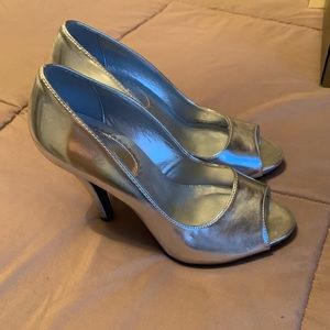 Silver heels